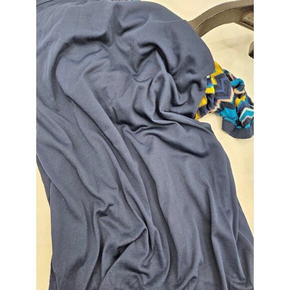 NWOT Missoni for Target Short Knit Dress Womens XL Navy Yellow Chevron - Picture 5 of 7